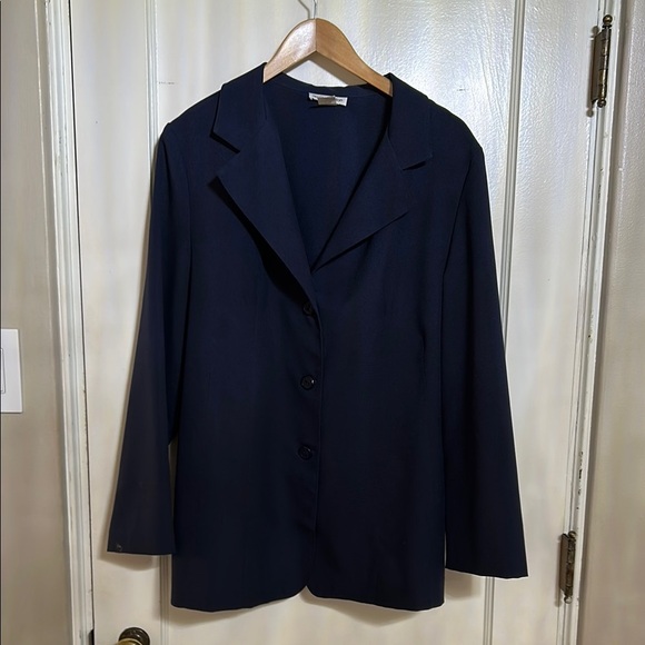 Jessica London Elegant Dark Blue Blazer - Picture 1 of 3